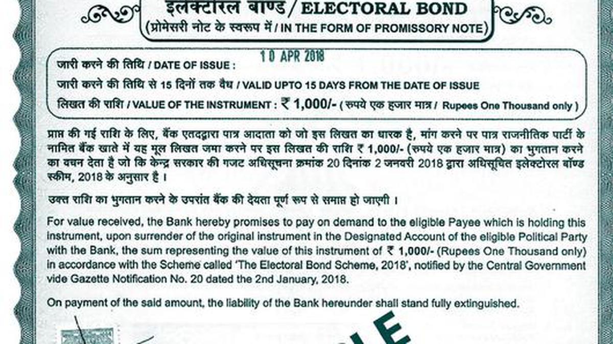 Electoral Bonds